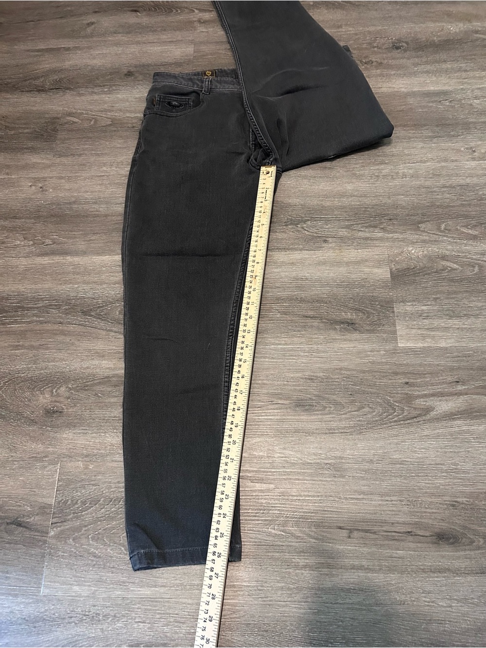 Loro Piana Black Jeans Pants Sz 34x26 Skinny Designer Luxury - Picture 15 of 16